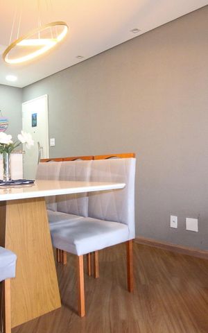 Apartamento à venda com 59m², 2 quartos e 1 vaga Apartamento à venda com 59m², 2 quartos e 1 vagaSala