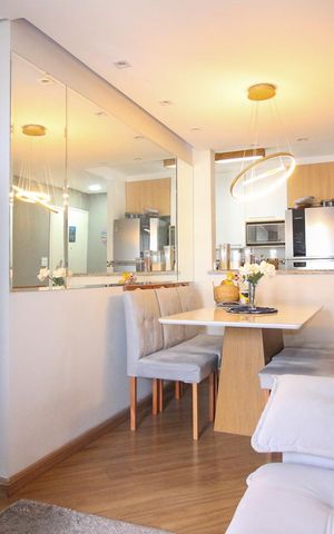 Apartamento à venda com 59m², 2 quartos e 1 vaga Apartamento à venda com 59m², 2 quartos e 1 vagaSala