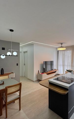 Apartamento à venda com 74m², 2 quartos e 1 vaga Apartamento à venda com 74m², 2 quartos e 1 vagaSala/Cozinha