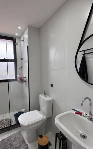 Apartamento à venda com 74m², 2 quartos e 1 vaga Apartamento à venda com 74m², 2 quartos e 1 vagaBanheiro da Suíte