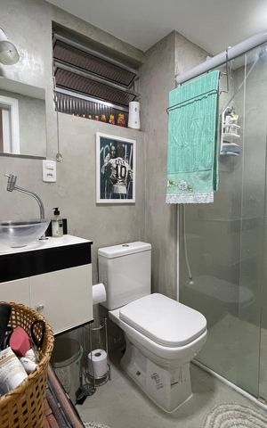 Apartamento à venda com 64m², 3 quartos e 1 vaga Apartamento à venda com 64m², 3 quartos e 1 vagaBanheiro