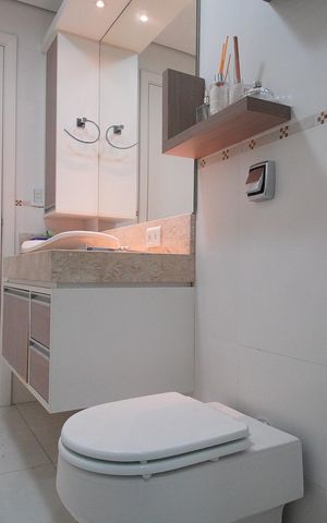 Apartamento à venda com 87m², 3 quartos e 1 vagaBanheiro Social