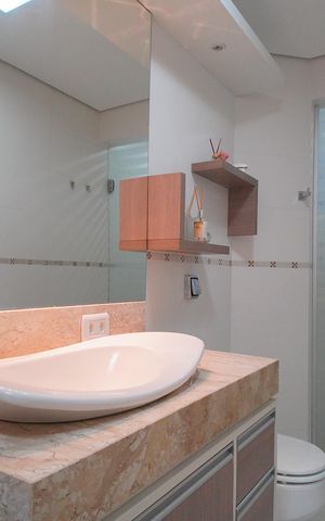 Apartamento à venda com 87m², 3 quartos e 1 vagaBanheiro Social