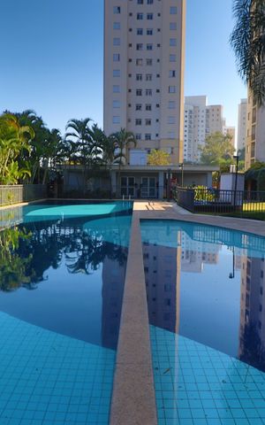 Apartamento à venda com 49m², 2 quartos e 1 vagaÁrea comum - Piscina