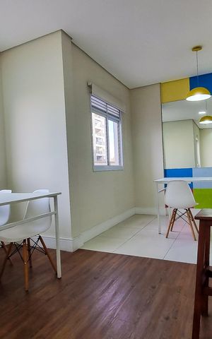 Apartamento à venda com 42m², 2 quartos e 1 vaga Apartamento à venda com 42m², 2 quartos e 1 vagaÁrea comum - Salão de festas