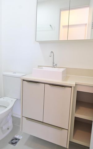 Apartamento para alugar com 42m², 2 quartos e 1 vaga Apartamento para alugar com 42m², 2 quartos e 1 vagaBanheiro