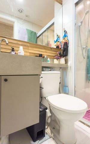 Apartamento à venda com 55m², 2 quartos e 1 vaga Apartamento à venda com 55m², 2 quartos e 1 vagaBanheiro
