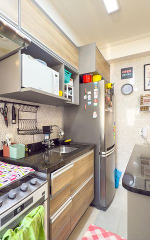 Apartamento à venda com 55m², 2 quartos e 1 vaga Apartamento à venda com 55m², 2 quartos e 1 vagaCozinha e Área de Serviço