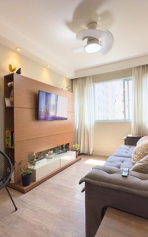 Apartamento à venda com 55m², 2 quartos e 1 vaga Apartamento à venda com 55m², 2 quartos e 1 vagaSala