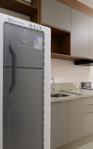 Studio à venda com 25m², 1 quarto e sem vagaCozinha