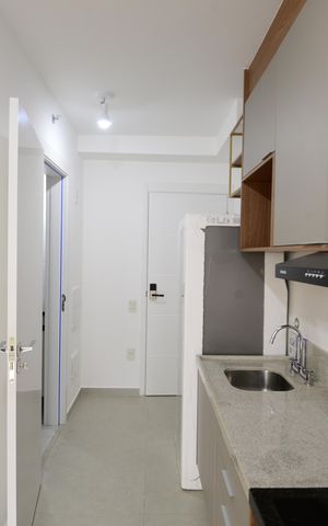 Studio à venda com 25m², 1 quarto e sem vagaCozinha