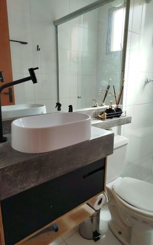 Apartamento à venda com 65m², 2 quartos e 1 vaga Apartamento à venda com 65m², 2 quartos e 1 vagaBanheiro