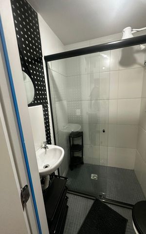 Studio para alugar com 15m², 1 quarto e sem vaga Studio para alugar com 15m², 1 quarto e sem vagaBanheiro
