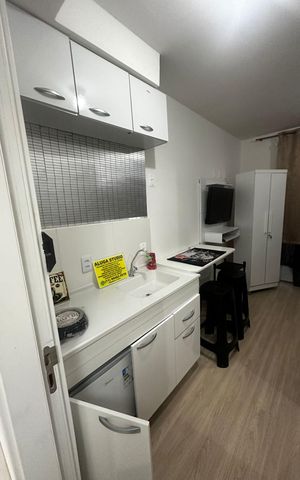 Studio para alugar com 15m², 1 quarto e sem vaga Studio para alugar com 15m², 1 quarto e sem vagaCozinha