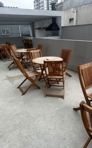 Studio para alugar com 15m², 1 quarto e sem vaga Studio para alugar com 15m², 1 quarto e sem vagaÁrea comum - Churrasqueira