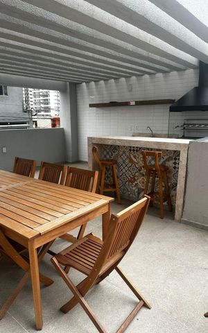Studio para alugar com 15m², 1 quarto e sem vaga Studio para alugar com 15m², 1 quarto e sem vagaÁrea comum - Churrasqueira