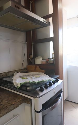 Apartamento à venda com 60m², 2 quartos e 1 vagaCozinha e Área de Serviço