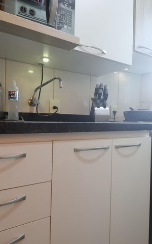 Apartamento à venda com 40m², 2 quartos e 1 vagaCozinha e Área de Serviço