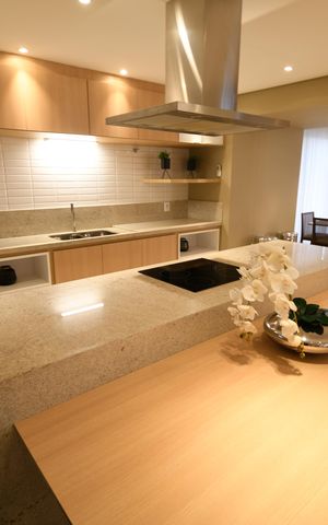 Studio à venda com 46m², 1 quarto e 1 vagaÁrea comum - Salão de festas