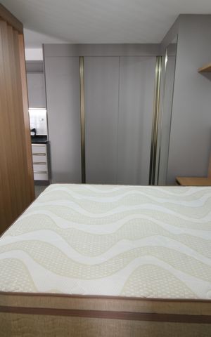 Studio à venda com 46m², 1 quarto e 1 vagaQuarto