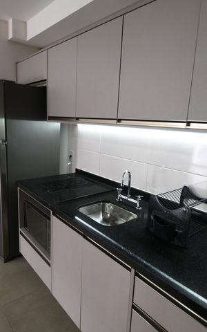 Studio à venda com 46m², 1 quarto e 1 vagaCozinha