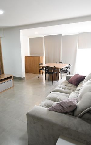 Studio à venda com 46m², 1 quarto e 1 vagaSala