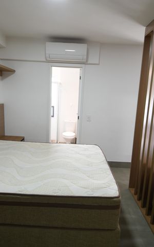 Studio à venda com 46m², 1 quarto e 1 vagaQuarto