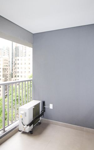 Studio à venda com 36m², 1 quarto e sem vaga Studio à venda com 36m², 1 quarto e sem vagaVaranda