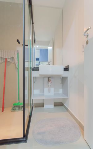 Studio para alugar com 20m², 1 quarto e sem vaga Studio para alugar com 20m², 1 quarto e sem vagaBanheiro