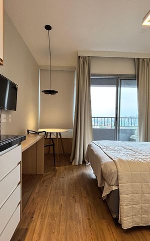Studio para alugar com 26m², 1 quarto e sem vaga Studio para alugar com 26m², 1 quarto e sem vagaCozinha