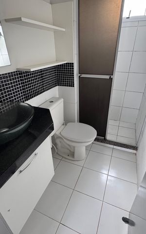Apartamento para alugar com 55m², 2 quartos e 1 vaga Apartamento para alugar com 55m², 2 quartos e 1 vagaBanheiro
