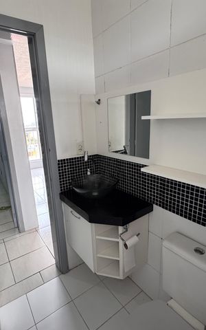 Apartamento para alugar com 55m², 2 quartos e 1 vaga Apartamento para alugar com 55m², 2 quartos e 1 vagaBanheiro