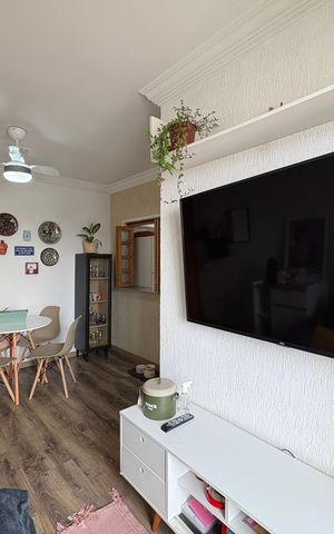 Apartamento à venda com 55m², 2 quartos e 2 vagas Apartamento à venda com 55m², 2 quartos e 2 vagasSala