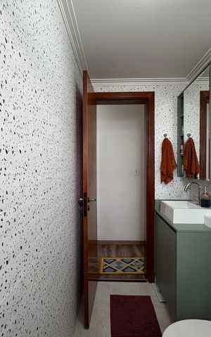 Apartamento à venda com 55m², 2 quartos e 2 vagas Apartamento à venda com 55m², 2 quartos e 2 vagasBanheiro Social