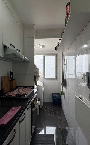 Apartamento à venda com 55m², 2 quartos e 2 vagas Apartamento à venda com 55m², 2 quartos e 2 vagasCozinha