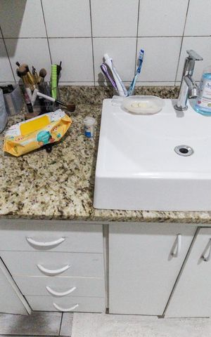 Casa para alugar com 104m², 3 quartos e 2 vagas Casa para alugar com 104m², 3 quartos e 2 vagasBanheiro Social