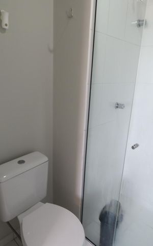 Studio para alugar com 22m², 1 quarto e 1 vaga Studio para alugar com 22m², 1 quarto e 1 vagaBanheiro