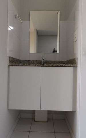 Studio para alugar com 22m², 1 quarto e 1 vaga Studio para alugar com 22m², 1 quarto e 1 vagaBanheiro