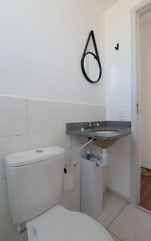 Apartamento à venda com 55m², 2 quartos e 1 vagaBanheiro da Suite