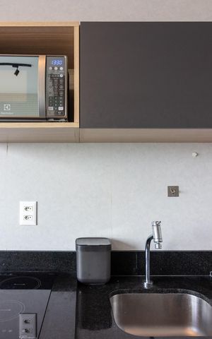 Studio à venda com 27m², 1 quarto e sem vaga Studio à venda com 27m², 1 quarto e sem vagaCozinha