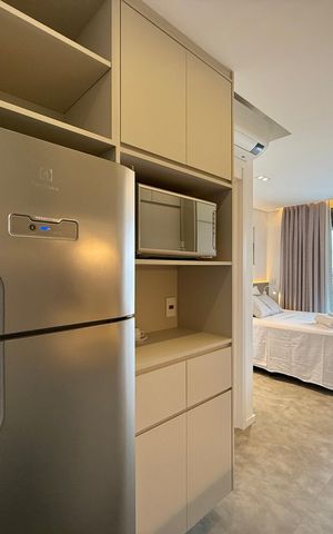 Studio para alugar com 25m², 1 quarto e sem vaga Studio para alugar com 25m², 1 quarto e sem vagaCozinha