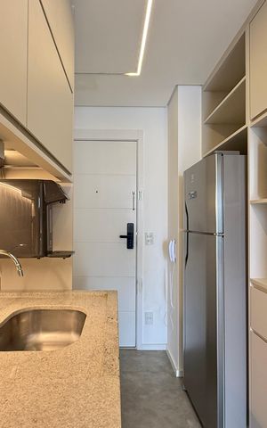 Studio para alugar com 25m², 1 quarto e sem vaga Studio para alugar com 25m², 1 quarto e sem vagaCozinha