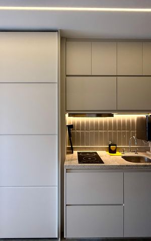 Studio para alugar com 25m², 1 quarto e sem vaga Studio para alugar com 25m², 1 quarto e sem vagaCozinha