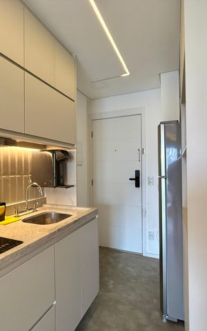 Studio para alugar com 25m², 1 quarto e sem vaga Studio para alugar com 25m², 1 quarto e sem vagaCozinha
