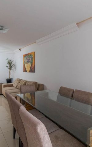 Apartamento à venda com 142m², 3 quartos e 2 vagasSala