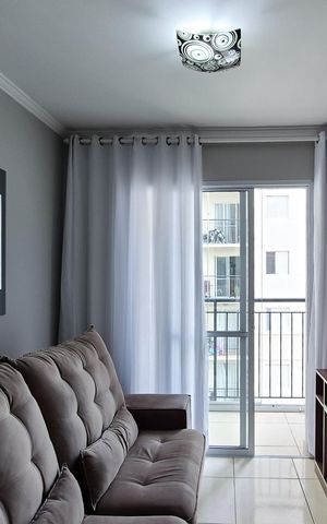 Apartamento à venda com 48m², 2 quartos e 1 vagaSala