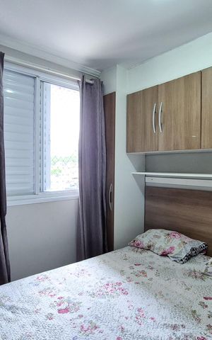 Apartamento à venda com 48m², 2 quartos e 1 vagaQuarto 2