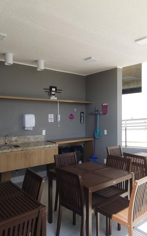 Apartamento à venda com 39m², 2 quartos e 1 vagaÁrea comum - Churrasqueira