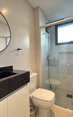Apartamento para alugar com 63m², 1 quarto e 1 vaga Apartamento para alugar com 63m², 1 quarto e 1 vagaBanheiro Suíte