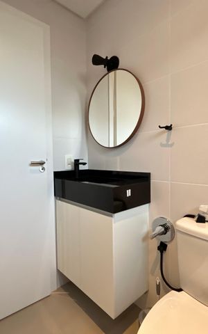 Apartamento para alugar com 63m², 1 quarto e 1 vaga Apartamento para alugar com 63m², 1 quarto e 1 vagaBanheiro Suíte
